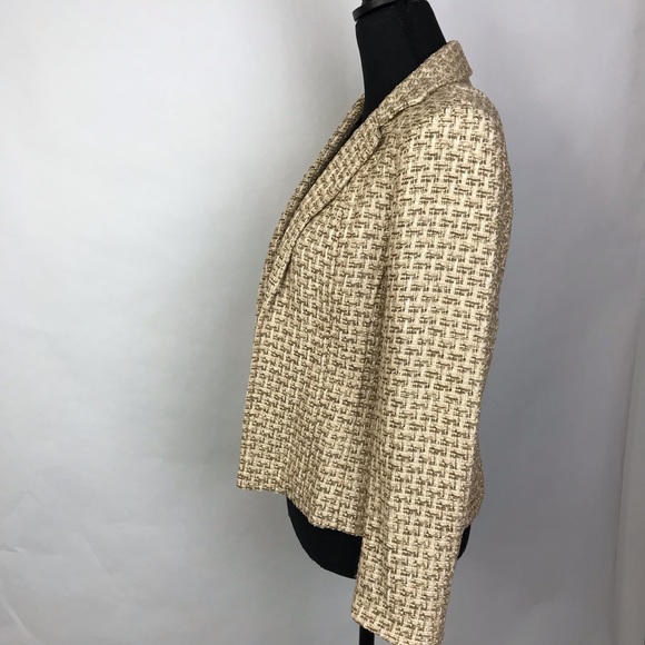 TALBOTS Tweed Woman’s Blazer Career Jacket Size 4 - Picture 5 of 8